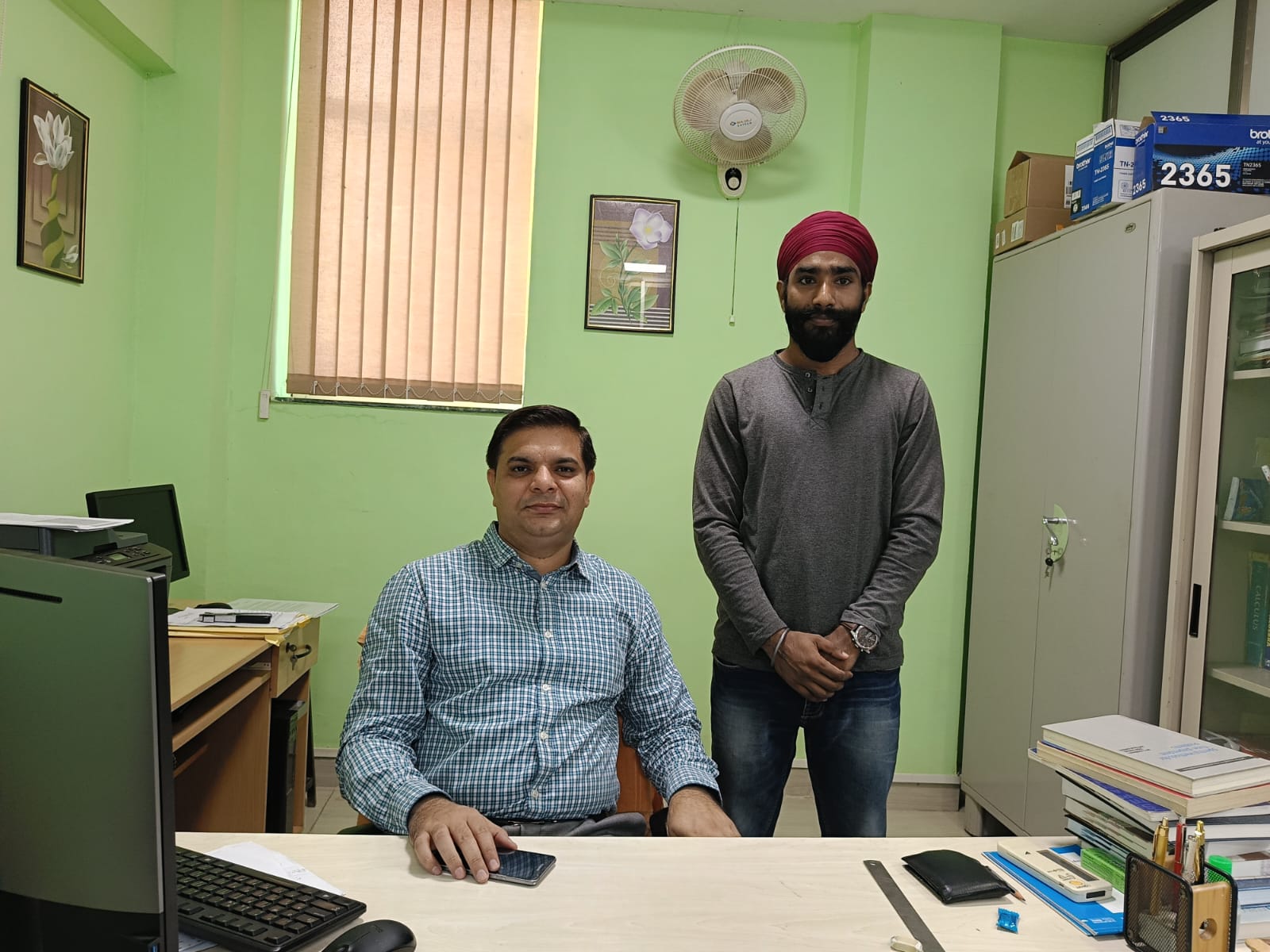 With supervisor Dr. Lokendra Balyan, IIITDM Jabalpur