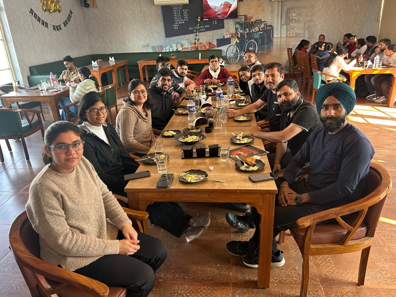 Team lunch with colleagues, IIT Ropar